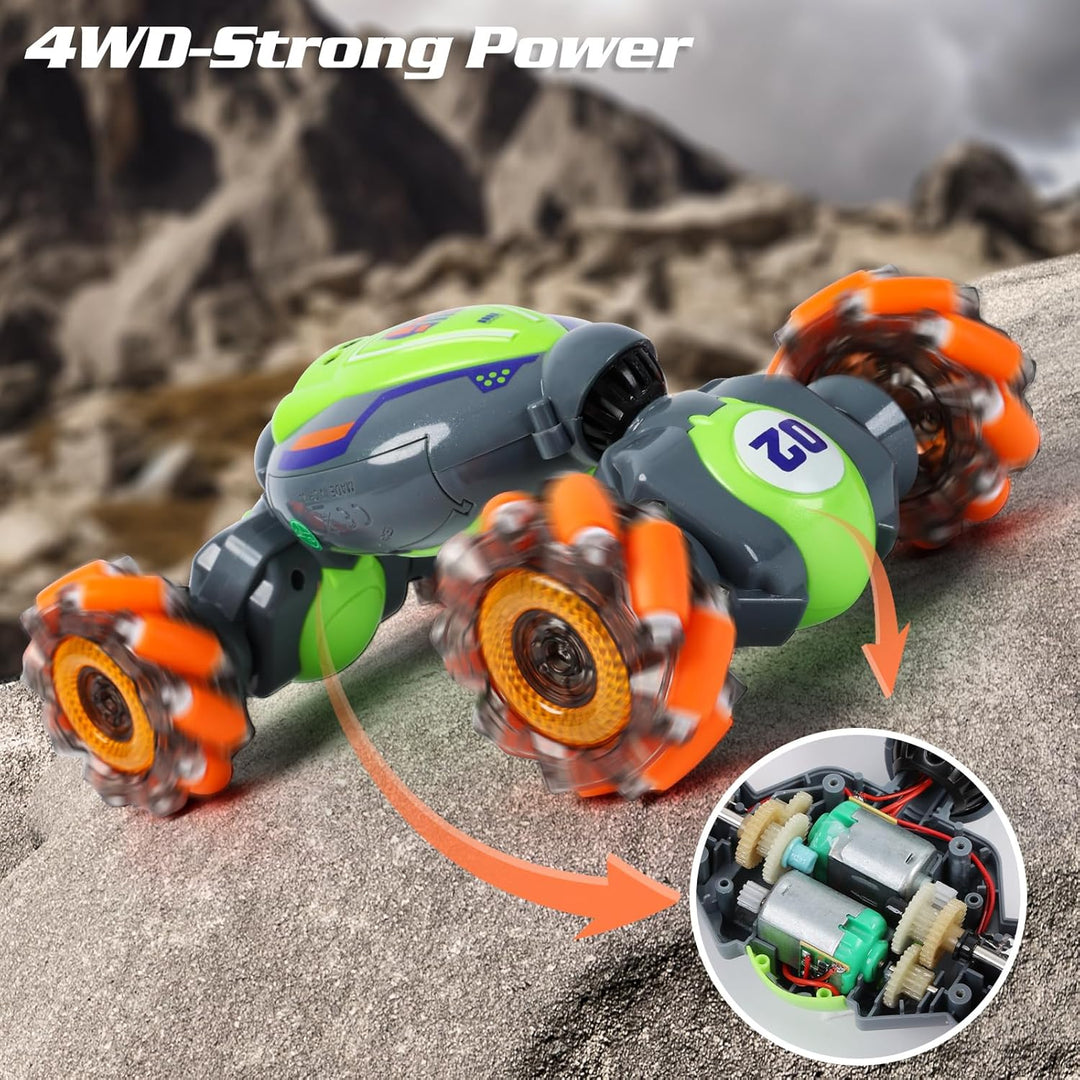 QXHOL Coche de Acrobacias RC con Detección de Gestos para Niños de...