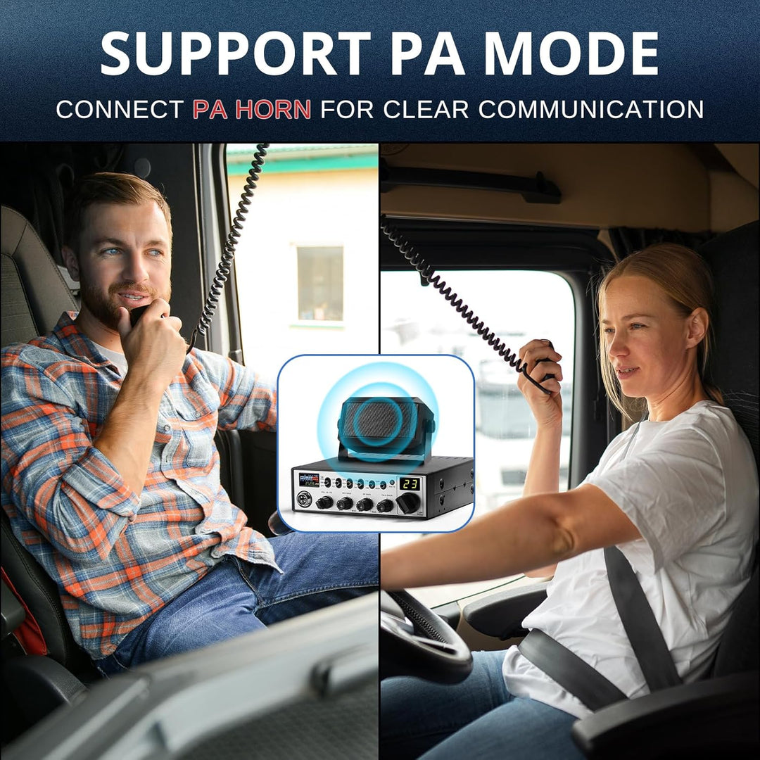 Radioddity Radio CB-900 PRO CB radio móvil AM/FM con NOAA