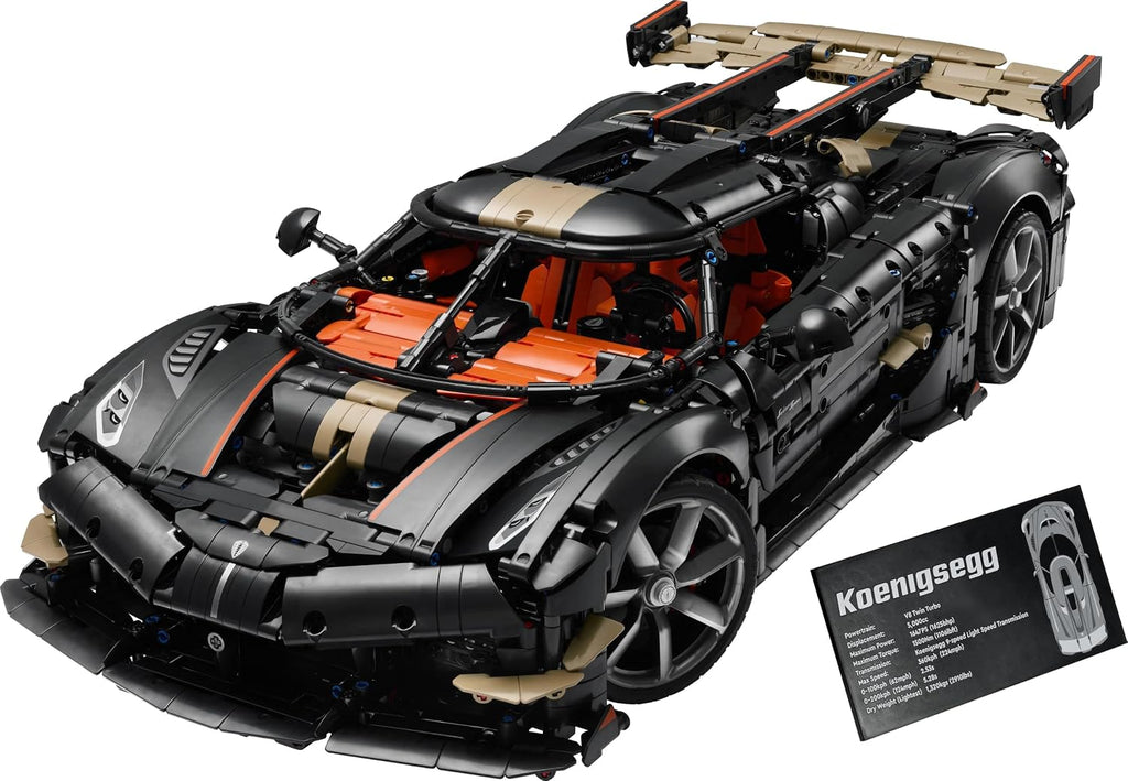 LEGO Technic 42232 Koenigsegg Sadair's Spear Mega Car, juguete