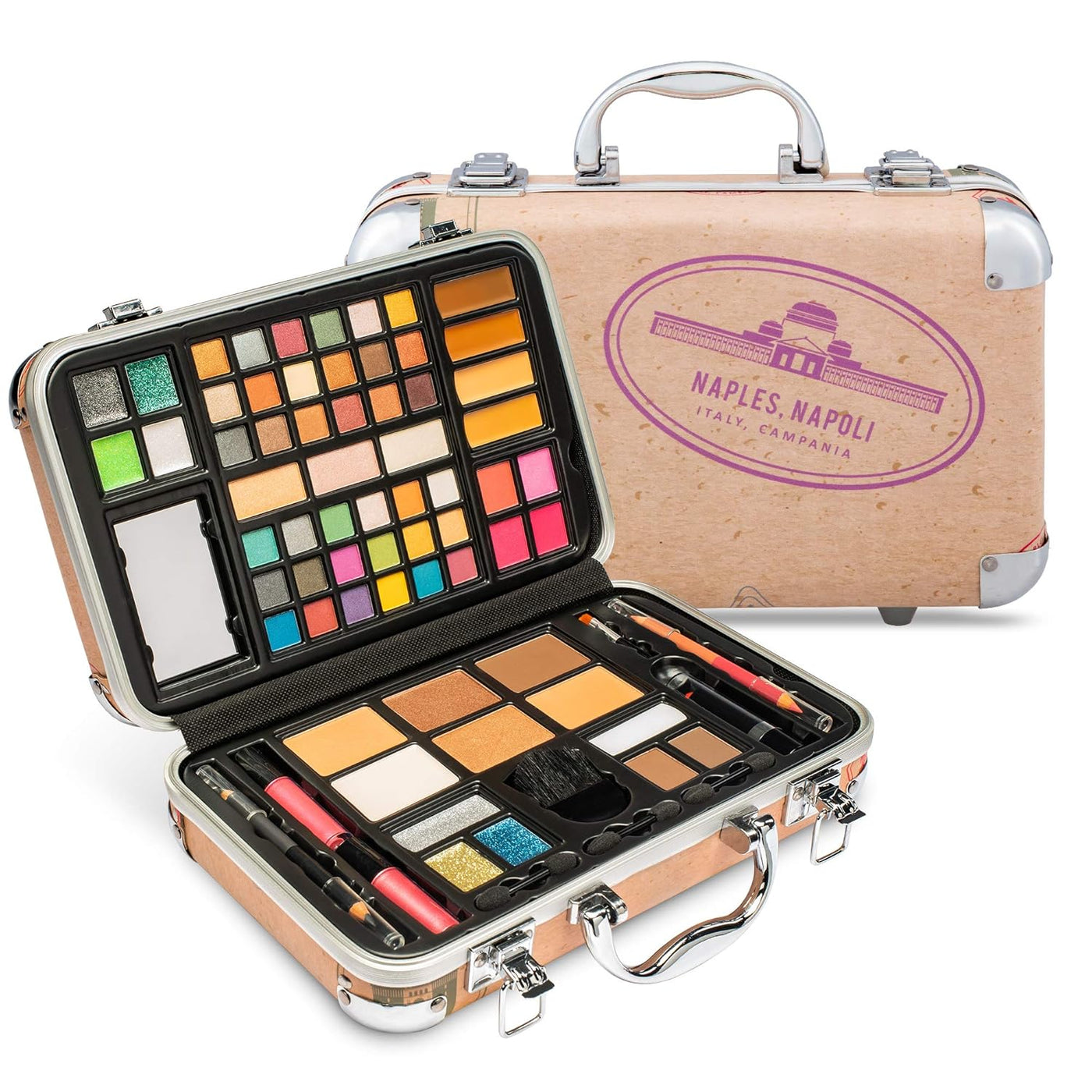 Vokai Kit de maquillaje de regalo \u2013 41 sombras de ojos, 7 bril...