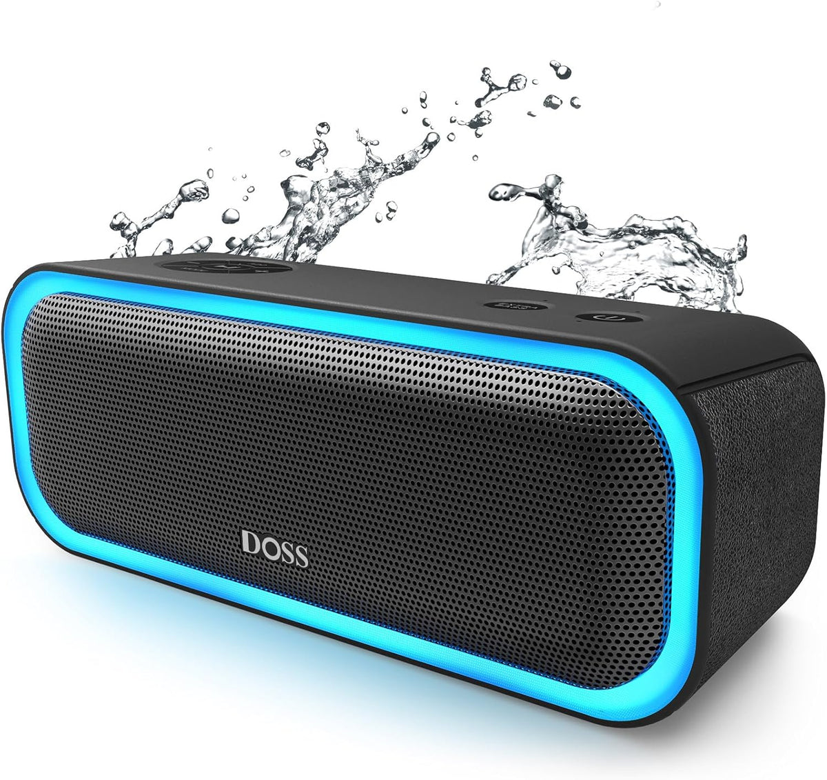 DOSS Bocina SoundBox Pro Bluetooth inalámbrica portátil con sonido...