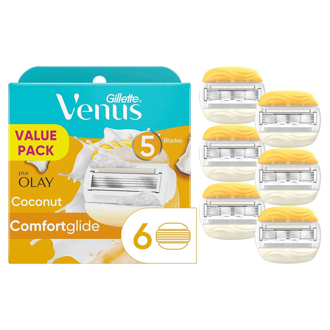 6 unidades de repuestos de hojas de afeitar Gillette Venus &amp; Ol...