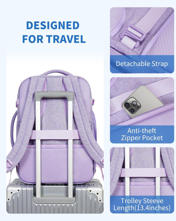 WANDF Mochila de viaje para Spirit Airlines bolsa de artículos pers...