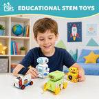Kit de construcción de robot STEM para niños, conjunto de
