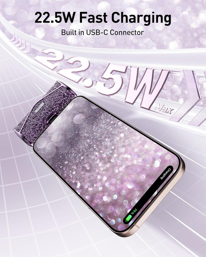 iWALK - Cargador portátil mejorado brillante de 22.5W, batería exte...