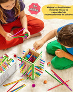 Montessori - Juego de mesa para niños de 3 a 6 años, juguete educativo de