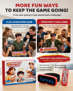 ORSEN Juegos de mesa LED para niños, juego de captura de frases con 885 palabras de vocabulario, 3 niveles de dificultad, sin aplicaciones, sin anuncios, juego de diadema, juegos familiares para niños