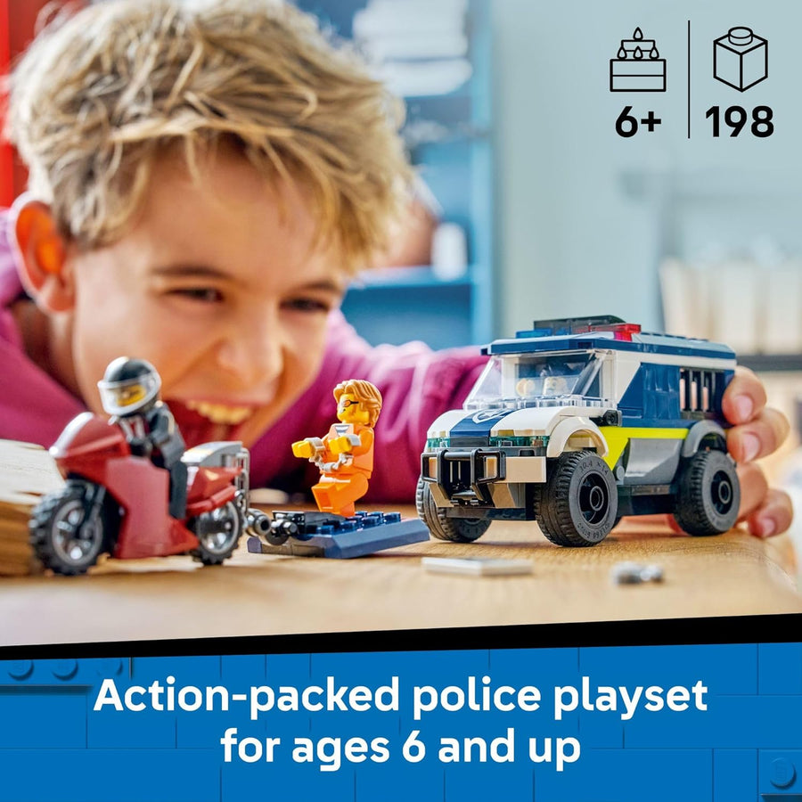 LEGO Van de transporte de prisioneros de policía de la