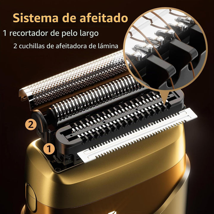 Afeitadoras eléctricas de lámina para hombres, mini afeitadora eléc...