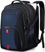 ANTERK Mochila extra grande, mochila de viaje para laptop, Azul, 17 pulgadas