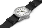 Hamilton Khaki Field Reloj mecánico para hombre, caja de acero inoxidable