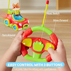 Auto a control remoto para niños pequeños paquete de 2