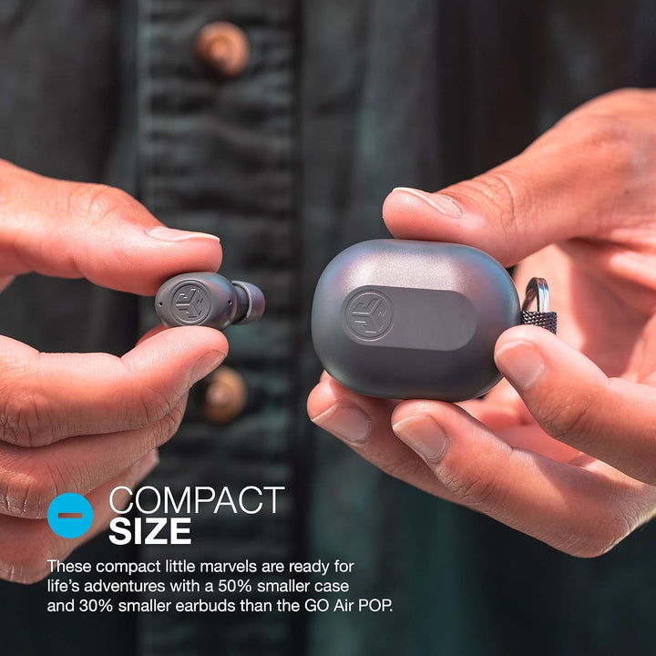 JLab JBuds Mini auriculares Bluetooth inalámbricos con funda de car...