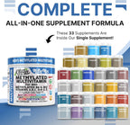 Clean Nutra - Multivitamínico metilado para hombres B6 y