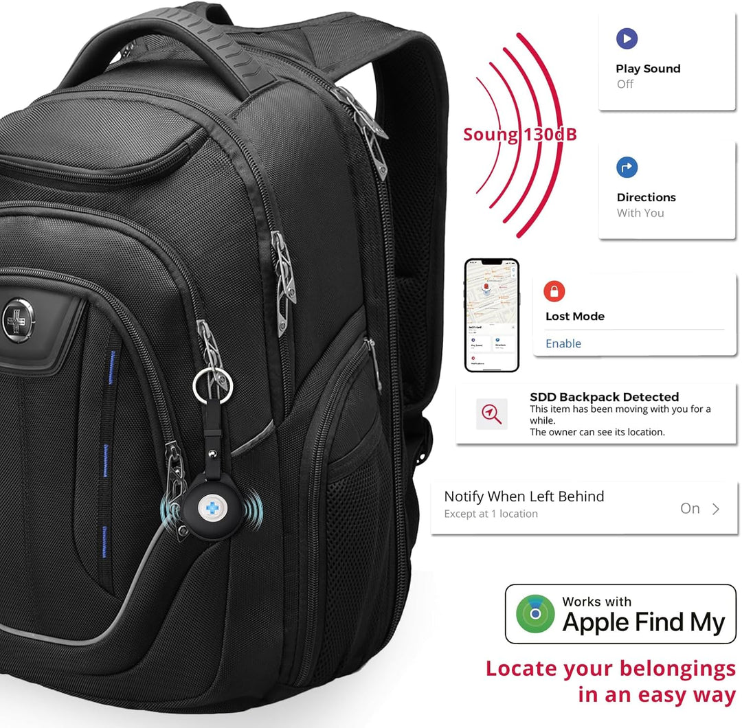 Swissdigital Design TSA - Mochila para laptop de negocios para homb...
