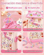 STACTCUTE Máquina para hacer pulseras de cuentas de 820 piezas para niñas 6
