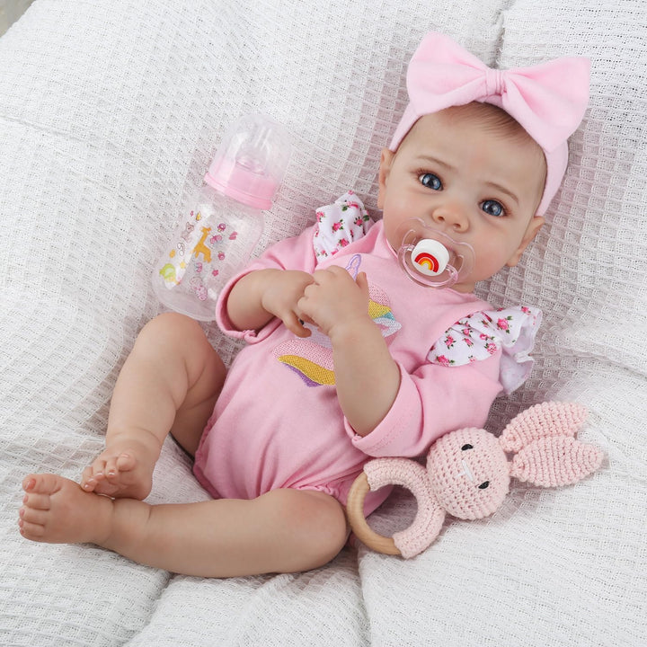 KSBD Reborn Baby Dolls - Muñeca realista de 20 pulgadas, muñeca de...