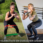 Mini bandas de resistencia | Bandas elásticas de rehabilitación y prehab | Bandas de entrenamiento de ejercicio de 12 pulgadas (paquetes de 5 paquetes y juegos de 10 opciones de