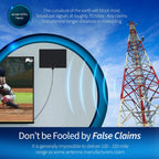 Antennas Direct ClearStream Flex - Antena de TV amplificada para interiores, UHF VHF, multidireccional, reversible, rango de más de 50 millas, con amplificador Jolt Switch
