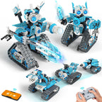 Opmind 5-en-1 STEM RC Robot Building Kit - 408PCS, Gift para Boys Ages 8-13