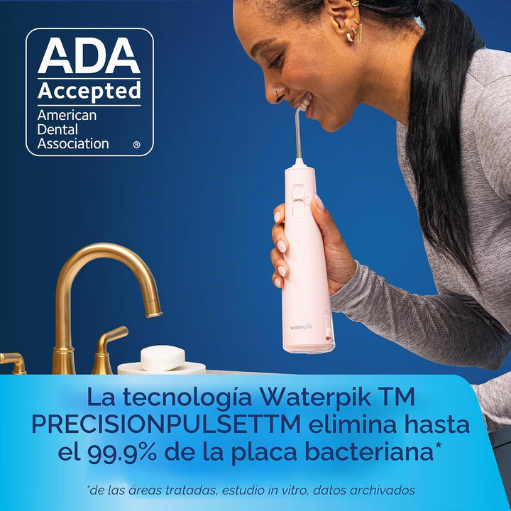 Waterpik Pulse 3100 - Irrigador dental portátil inalámbrico, recarg...