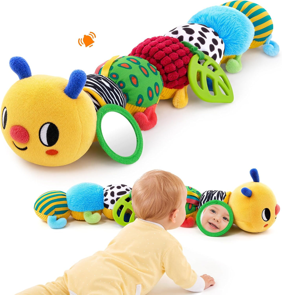 JoyCat Oruga sensorial para bebé, juguete para bebés de 6 a 12 mese...