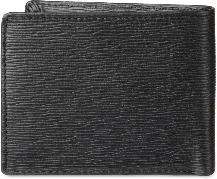 Calvin Klein Billetera plegable minimalista de piel RFID para hombr...