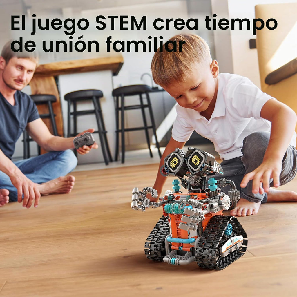 Sillbird Kit de construcción de robot con control remoto STEM regalo para
