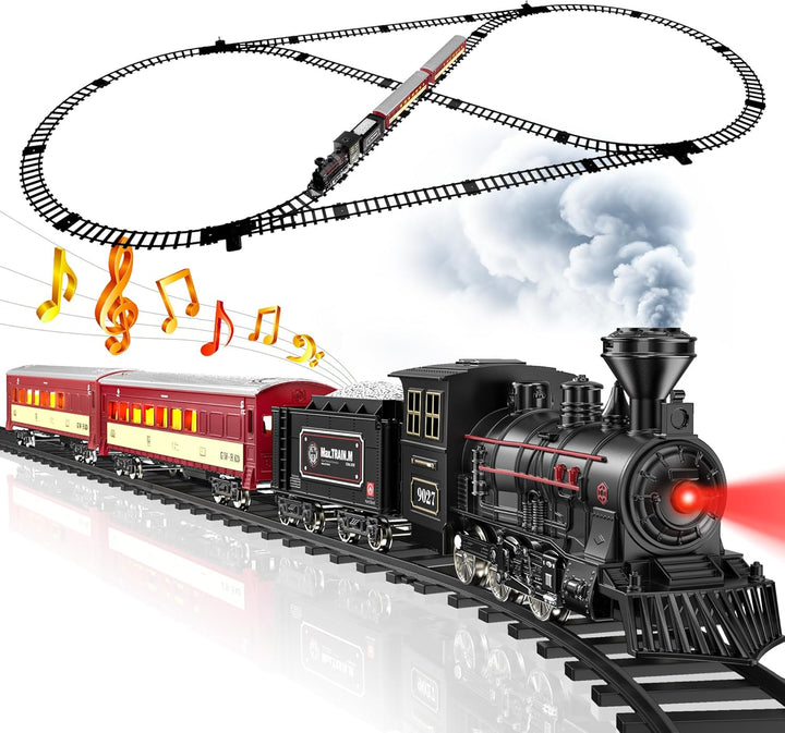 Juego de Tren Hot Bee - Juguetes de Tren de Metal con Pistas de Luj...