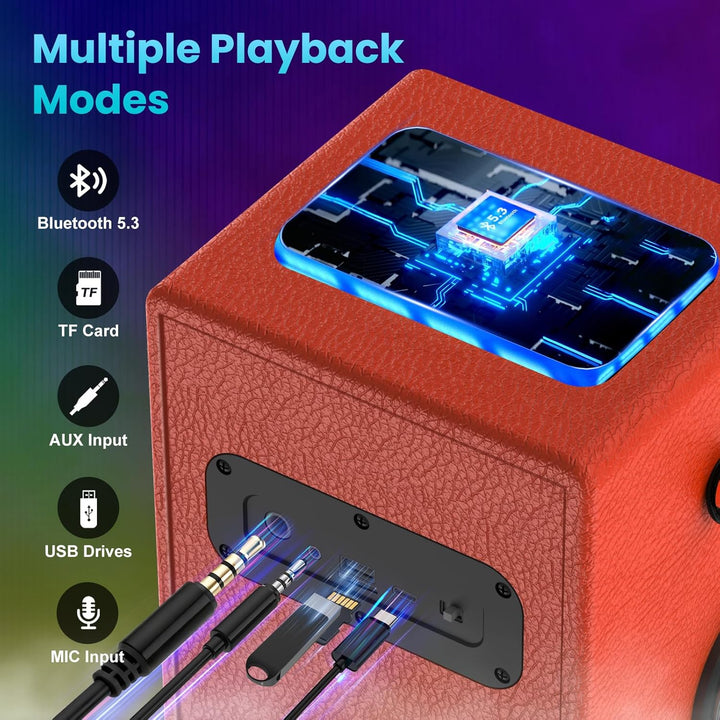TAMPROAD Altavoz Bluetooth, altavoces inalámbricos de 120 W de pote...