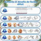 Calendario de Adviento 2026 de rompecabezas de 24 piezas