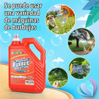 70 oz de recargas de burbujas para niños - Solución de burbujas premezclada de alta calidad, líquido premium para máquina de burbujas/varita/soplador en bodas y fiestas | Botella de agarre fácil para