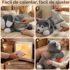 Mewaii Peluches con peso para perro, calentable, refrigerable, 2-5 libras