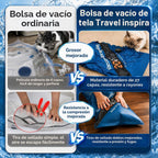 Bolsas de almacenamiento al vacío de tela Oxford para viajes, desgarro y
