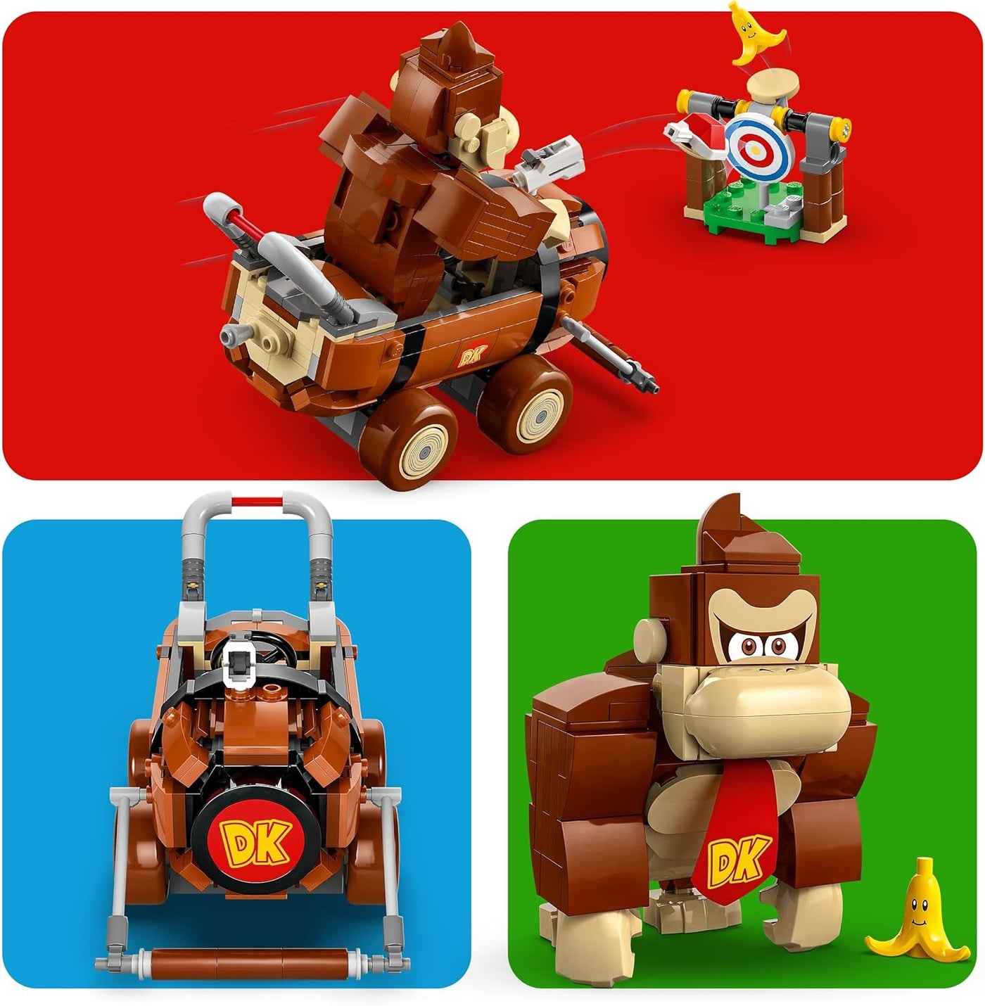 Lego Super Mario Kart(TM) - Donkey Kong y DK Jumbo Toy Bloques de r...