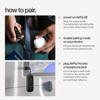 Twelve South AirFly SE, Transmisor de Audio Bluetooth Inalámbrico para AirPods/Auriculares Inalámbricos o con Cancelación de Ruido; Usar con Cualquier Conector de Audio de 3.5 mm en Aviones, Equipos
