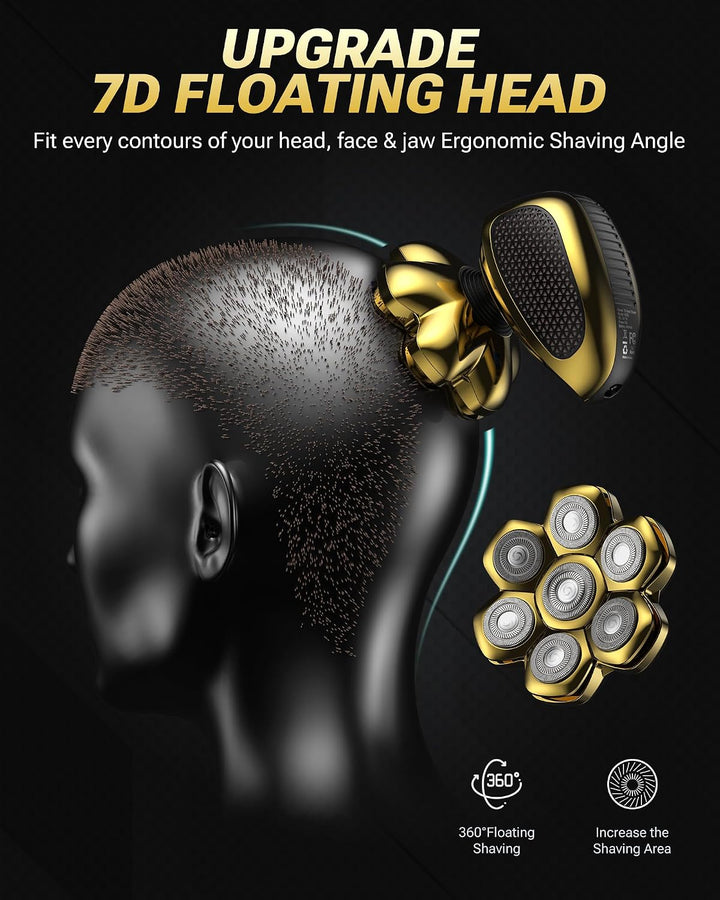 Feysfew Afeitadora de cabeza para hombres calvos, maquinilla de afe...