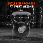 Yes4All Pesas rusas de entrenamiento de fuerza de cemento para gimnasio en
