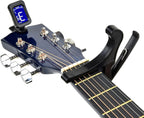 Guitarra de madera de 30 pulgadas con funda y accesorios para niños, niñas y principiantes - Azul