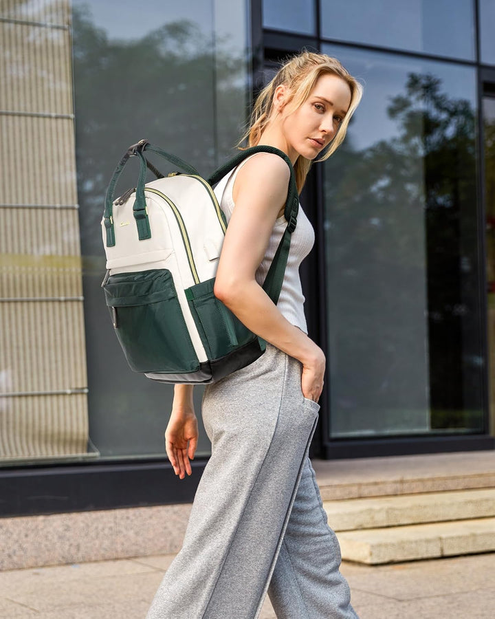LOVEVOOK - Mochila para portátil de viaje para mujer, antirrobo, co...