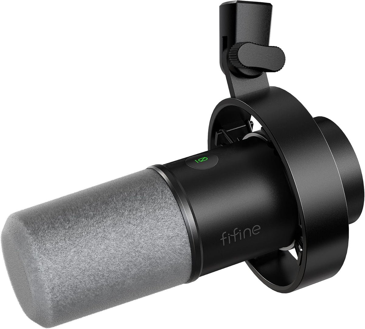 FIFINE Micrófono Dinámico, XLR\/USB Micrófono de PC para Grabación...