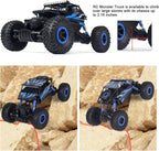 Coche RC Rock Crawler Cheerwing, escala 1:18, control remoto 2.4 GHz, camión monstruo 4x4 todoterreno, Azul