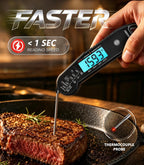Termómetro profesional para carne digital, lectura instantánea <1