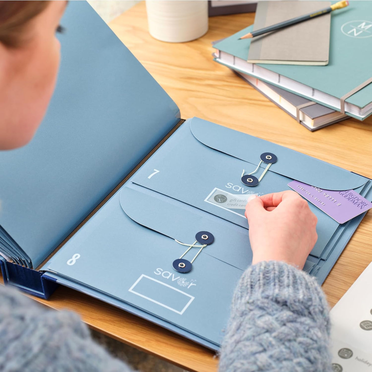 Savor Folio Important - Organizador de documentos, carpeta de archivos sin