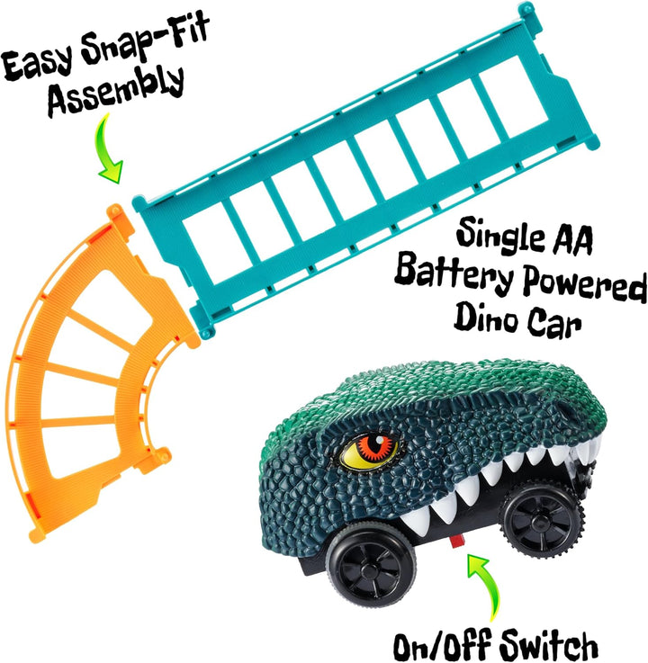 Dinoland Rex Racer - Juego de pista de carreras de