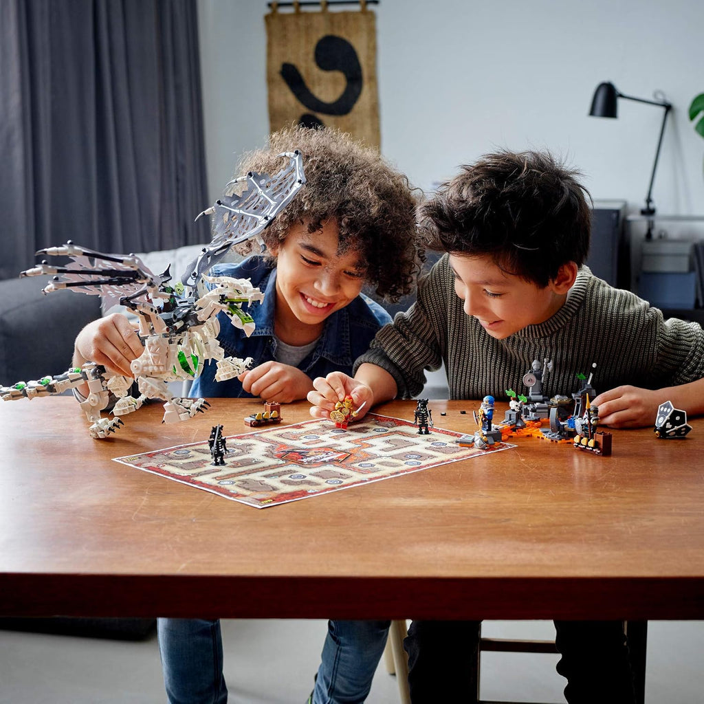LEGO NINJAGO - Juego de dragón de brujo de calavera 71721 NINJAGO con figuras de juguete de guerrero (1,016 piezas)