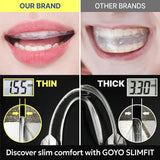 GOYO Slim FIT - Paquete de 4 protectores bucales para apretar los d...