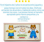 melissa & doug rompecabezas de combinar ropa de madera familia de osos, Versión estándar, Multicolor