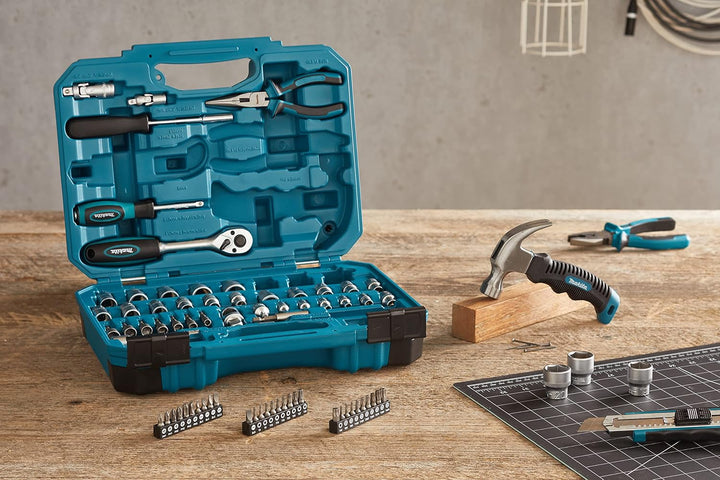 Makita E-10899 Juego de herramientas manuales de 76 piezas