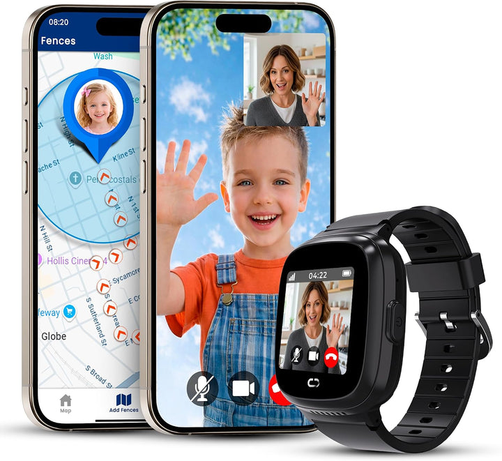 Reloj para niños con localizador GPS, llamadas bidireccionales, seg...